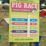 JuJu does Pig Racing